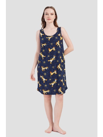 vienetta γυναικείο καλοκαιρινό βαμβακερό νυχτικό `giraffes` σε προσφορά