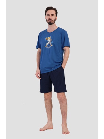 vienettaman ανδρική καλοκαιρινή βαμβακερή πυτζάμα `kung-fu` σε προσφορά