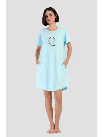 vienetta γυναικείο καλοκαιρινό βαμβακερό νυχτικό `queen` με σε προσφορά
