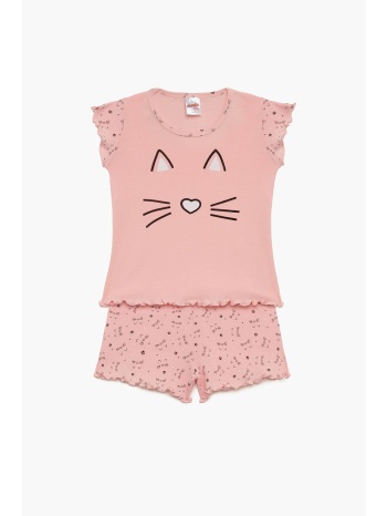 minerva παιδική καλοκαιρινή βαμβακερή πυτζάμα rib για σε προσφορά