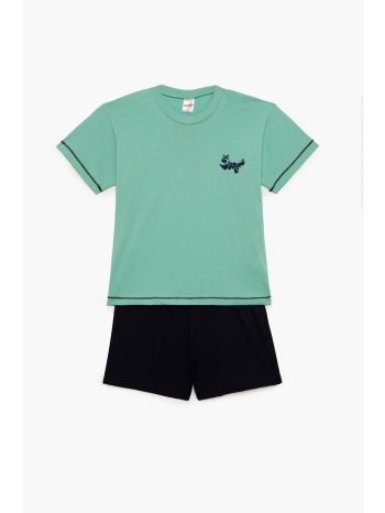 minerva εφηβική καλοκαιρινή βαμβακερή πυτζάμα για αγόρια σε προσφορά