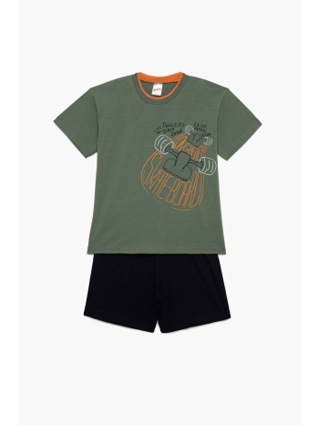 minerva παιδική καλοκαιρινή βαμβακερή πυτζάμα για αγόρια σε προσφορά