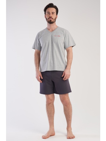 vienetta man ανδρικό αθλητικό σετ φόρμας κοντομάνικο με σε προσφορά