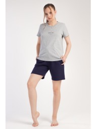 vienetta γυναικείο αθλητικό σετ φόρμας κοντομάνικο με σορτς-301013