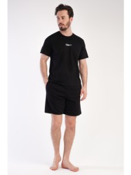 vienetta man ανδρικό αθλητικό σετ φόρμας κοντομάνικο με σορτς-301018
