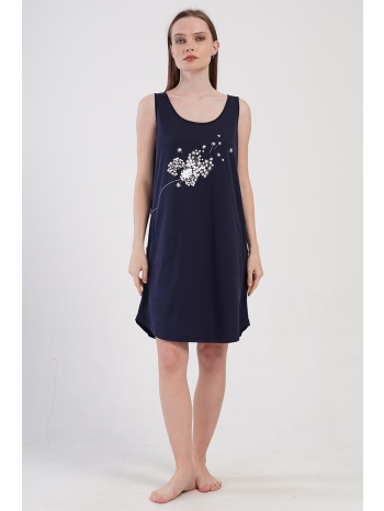 vienetta γυναικείο καλοκαιρινό βαμβακερό νυχτικό με φαρδιά σε προσφορά