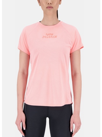 new balance printed impact run γυναικείο t-shirt σε προσφορά