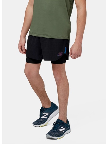 new balance q speed 5`` 2 in 1 ανδρικό σορτς σε προσφορά