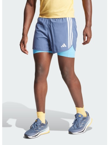 adidas own the run 3-stripes 2-in-1 shorts σε προσφορά