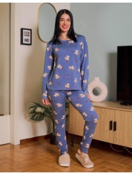 γυναικεία πυτζάμα με αρκουδάκια - ράφ
