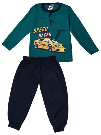παιδική πυτζάμα speed racer - πράσινο σε προσφορά