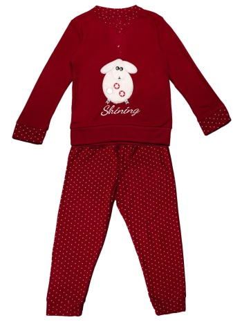 παιδική πυτζάμα χειμερινή - κόκκινο σε προσφορά