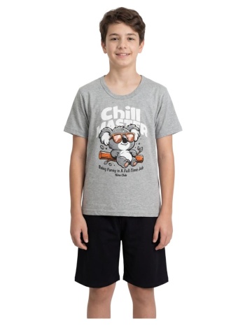 nina club παιδική πυτζάμα καλοκαιρινή με κοάλα - γκρί σε προσφορά