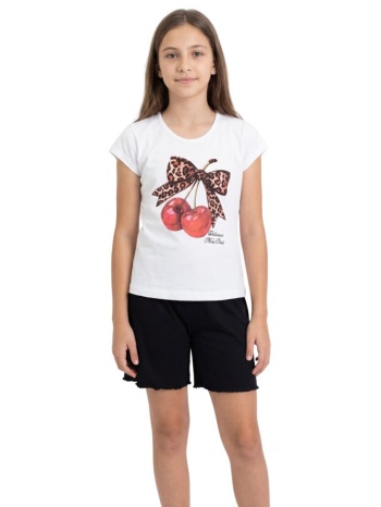 nina club παιδική πυτζάμα για κορίτσι - λευκό σε προσφορά