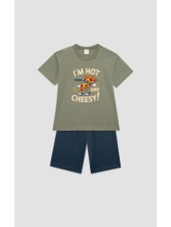 minerva παιδική πυτζάμα για αγόρι - χακί