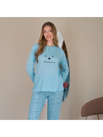 γυναικεία πυτζάμα ανοιξιάτικη - βεραμάν σε προσφορά