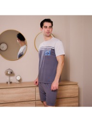 ανδρική πυτζάμα καλοκαιρινή - γκρί