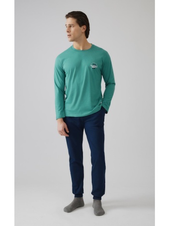 minerva ανδρική πυτζάμα outfitters - πράσινο σε προσφορά