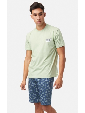 minerva ανδρική πυτζάμα peace - βεραμάν σε προσφορά