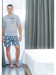 ανδρική πυτζάμα καλοκαιρινή - γκρί