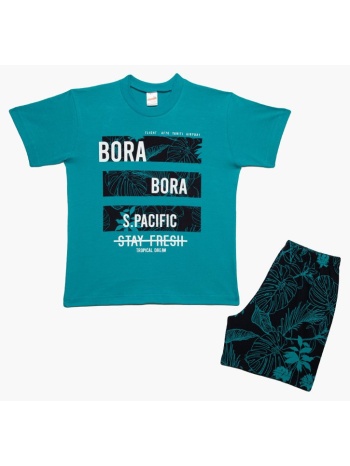 minerva παιδική πυτζάμα για αγόρι - πετρόλ σε προσφορά