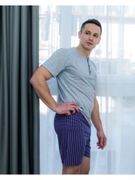 ανδρική πυτζάμα καλοκαιρινή - γκρί