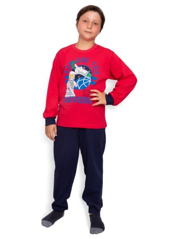 nina club παιδική πυζάμα αγόρι - κόκκινο σε προσφορά