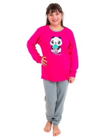nina club παιδική πυτζάμα με panda - φούξ σε προσφορά