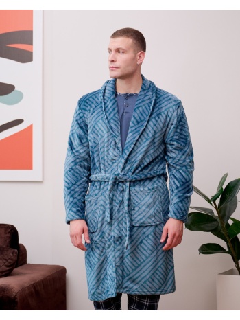 ανδρική ρόμπα βελούδινη - κυπαρισσί σε προσφορά