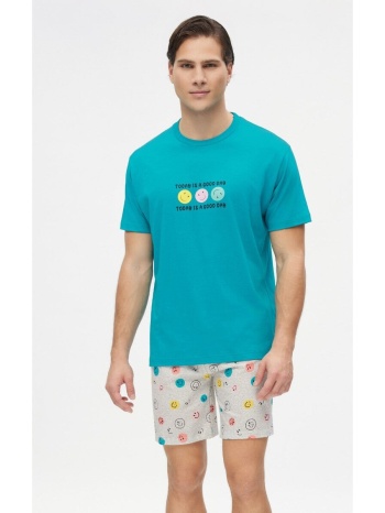 minerva ανδρική πυτζάμα - σμαραγδι σε προσφορά