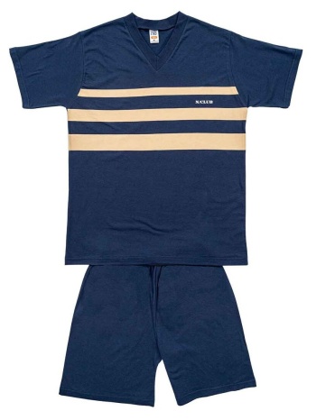 nina club ανδρική πυτζάμα με ρίγες - μπλέ σε προσφορά