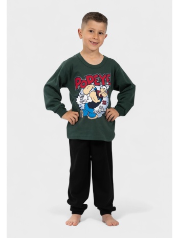 παιδική πιτζάμα nina club popeye πράσινη – 100% βαμβακερή σε προσφορά