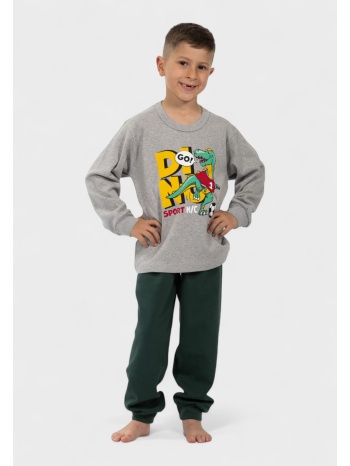 παιδική πιτζάμα nina club dino γκρί – 100% βαμβακερή σε προσφορά