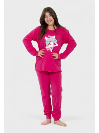 πιτζάμα για κορίτσι unicorn φούξια nina club| 100% βαμβάκι σε προσφορά