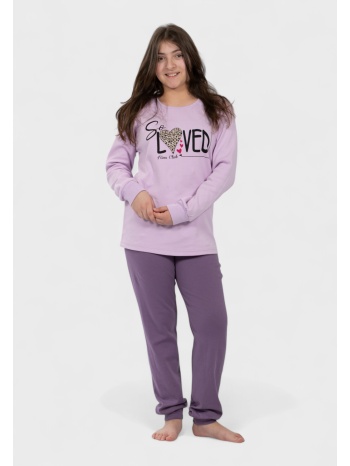 εφηβική πιτζάμα so loved λιλά nina club | 100% βαμβάκι σε προσφορά