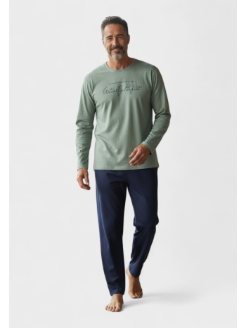 ανδρική βαμβακερή πιτζάμα interlock collection urban ease σε προσφορά