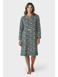 νυχτικό γυναικείο collection floral elegance 100% βαμβακερό cl2692-1-πράσινο