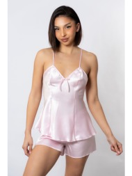 babydoll σατέν moongirl έρσα ροζ mg5011-1-ροζ