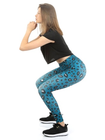 κολάν γυναικείο αθλητικό john frank leo petrol wjfleg03 σε προσφορά