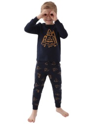 πιτζαμα εφηβική rolypoly aspire boy rp3171b-μπλε σκούρο