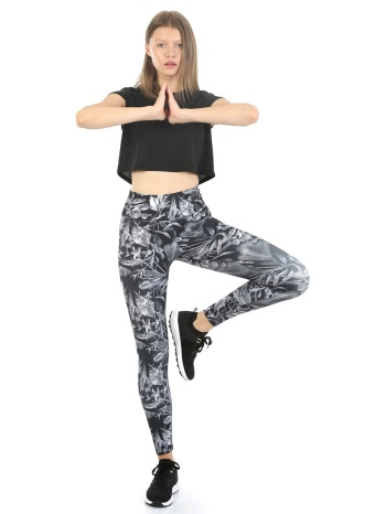 κολάν γυναικείο αθλητικό john frank tropic black wjfleg013 σε προσφορά