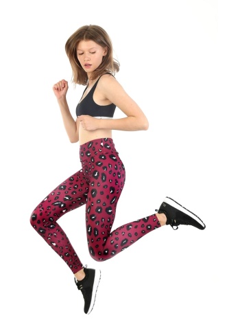 κολάν γυναικείο αθλητικό john frank leo dark purple σε προσφορά