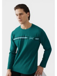 minerva unlimited bull punto di roma ανδρική πυτζάμα βαμβακερή green mnrv71288-1-πράσινο