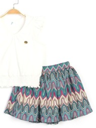 σετ μπλούζα - φούστα ...