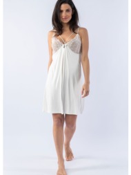 νυχτικό με δαντέλα ultra soft sevim 12165
