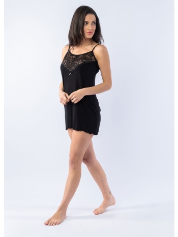 νυχτικό με δαντέλα viskoz berrak soft touch brk2642 σε προσφορά