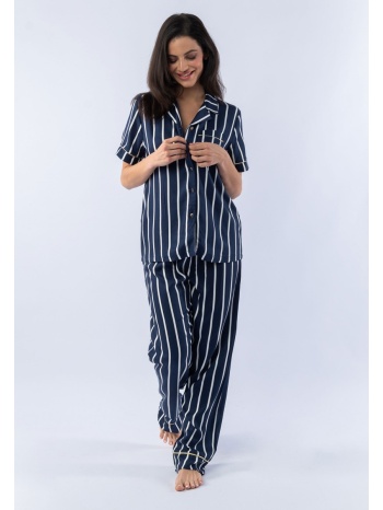 πιτζάμα γυναικεία κουμπιά στη μπλούζα super soft 12834 σε προσφορά