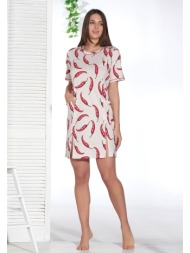 νυχτικό modal κοντομάνικο peppers 12833