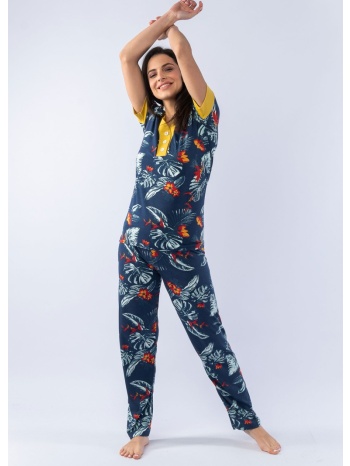 πιτζάμα γυναικεία κοντομάνικη modal exotic 72519 σε προσφορά