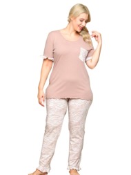 πιτζάμα plus size μακρύ ...